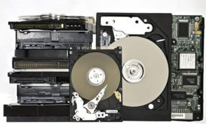 old IT equipment - hard drive